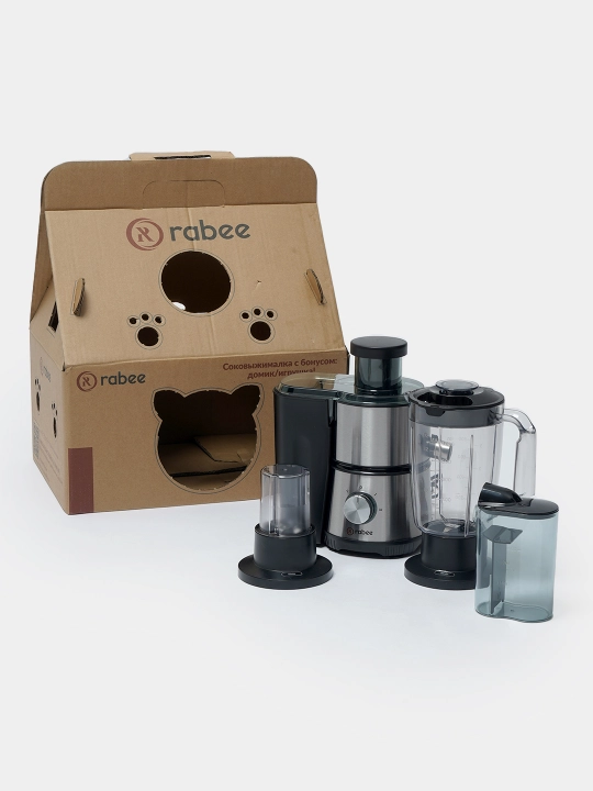 Многофункциональная соковыжималка Rabee RG-100, 101, 106, блендер, кофемолка, 3 в 1