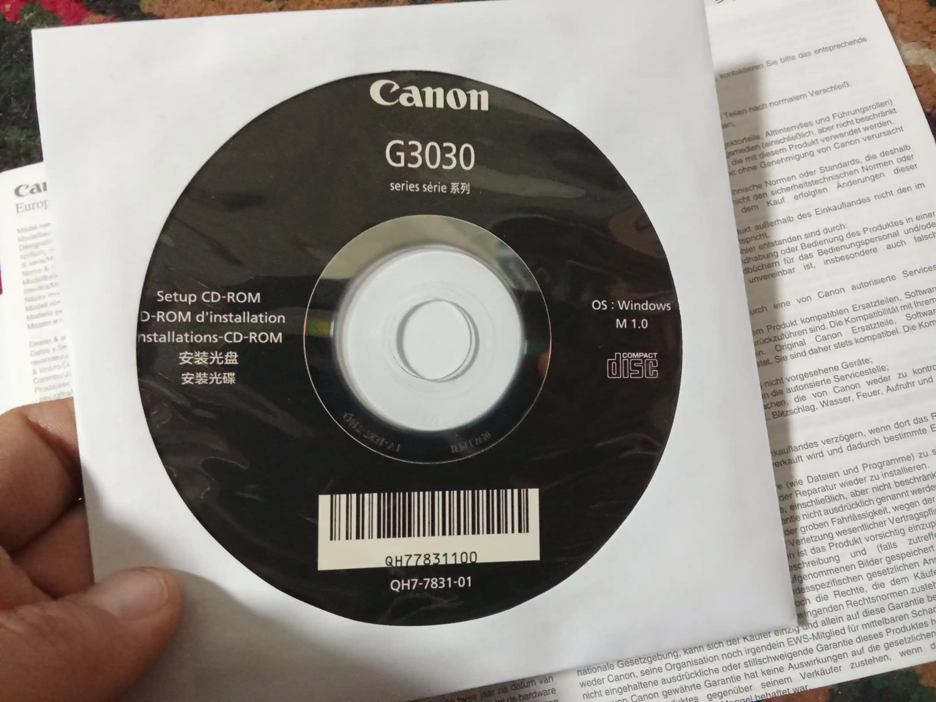 Rangli printer Canon PIXMA G3430 3 tasi 1 da, Wi-Fi, skaner va chop etish, MFP