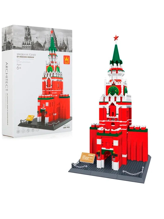 Конструктор LEGO, со всемирно известными зданиями, для взрослых и детей