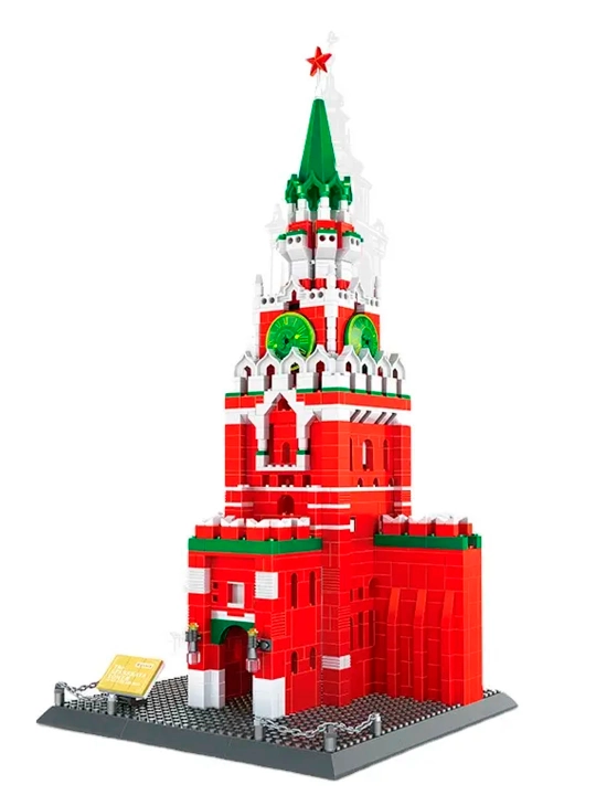 Конструктор LEGO, со всемирно известными зданиями, для взрослых и детей