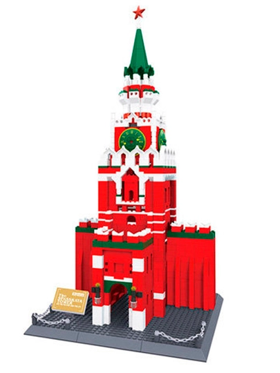 Конструктор LEGO, со всемирно известными зданиями, для взрослых и детей