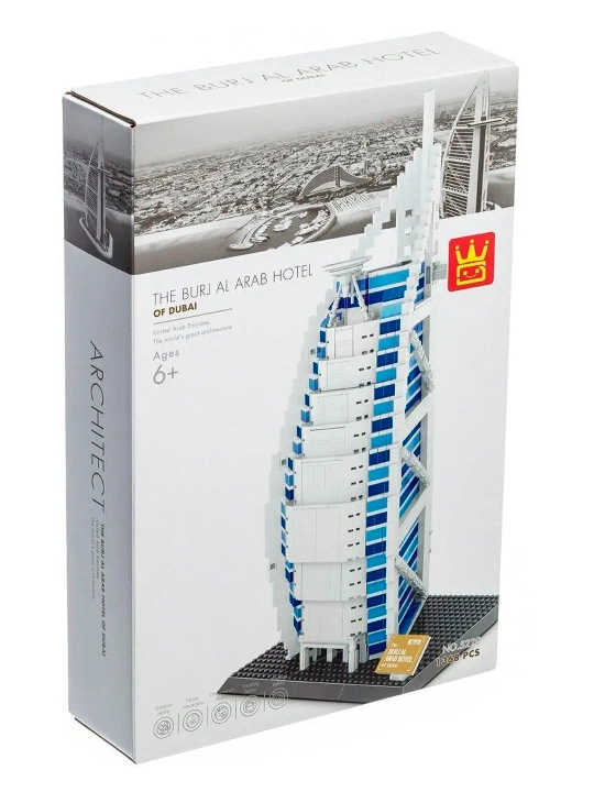 Конструктор LEGO, со всемирно известными зданиями, для взрослых и детей