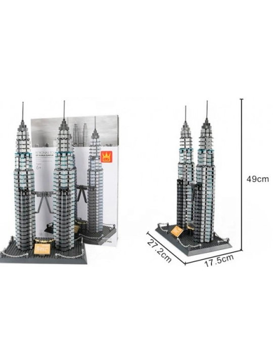 Конструктор LEGO, со всемирно известными зданиями, для взрослых и детей