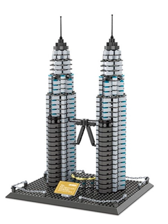 Конструктор LEGO, со всемирно известными зданиями, для взрослых и детей