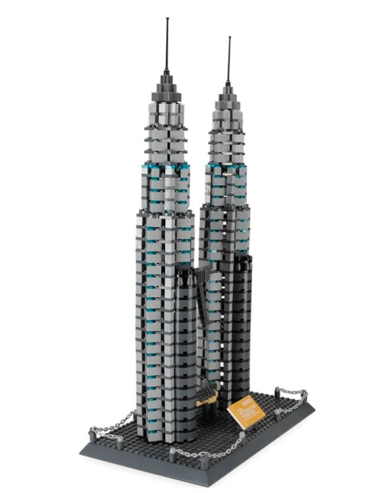 Конструктор LEGO, со всемирно известными зданиями, для взрослых и детей