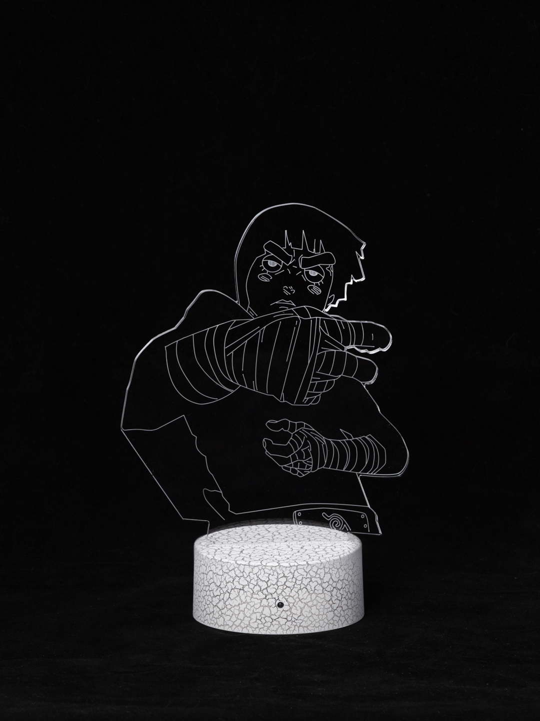 Аниме Наруто, 3D светильник ночник с пультом Naruto, LED RGB подсветкой и USB, подарок