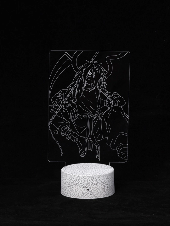 Аниме Наруто, 3D светильник ночник с пультом Naruto, LED RGB подсветкой и USB, подарок