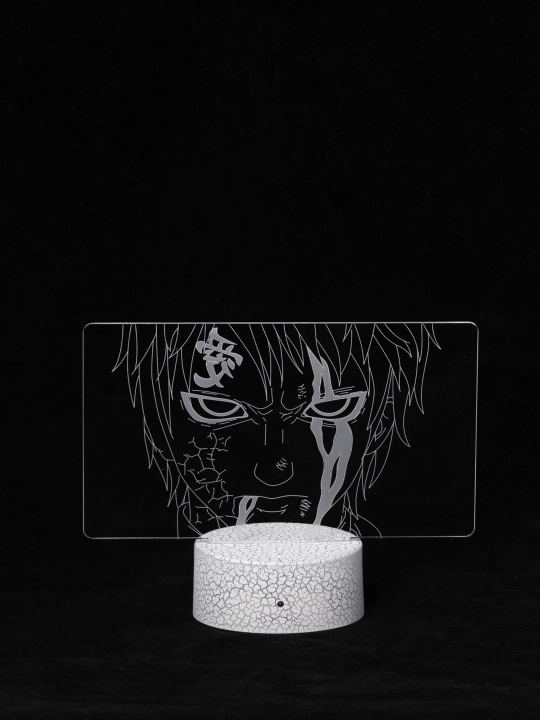 Аниме Наруто, 3D светильник ночник с пультом Naruto, LED RGB подсветкой и USB, подарок