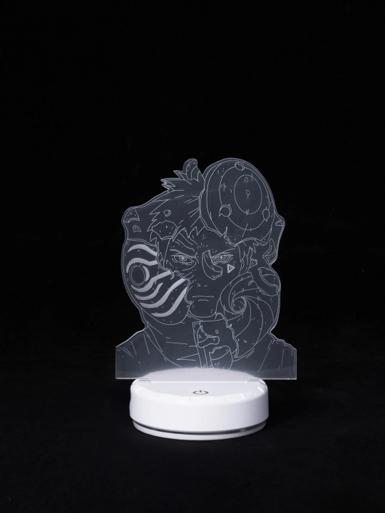 Аниме Наруто, 3D светильник ночник с пультом Naruto, LED RGB подсветкой и USB, подарок
