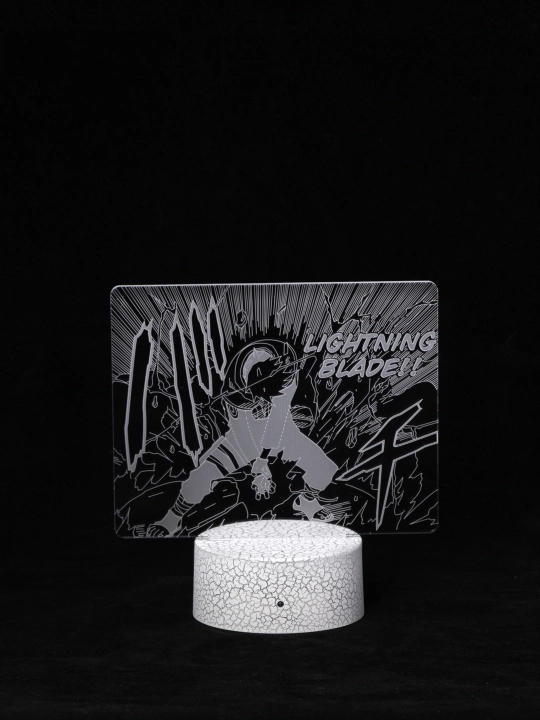 Аниме Наруто, 3D светильник ночник с пультом Naruto, LED RGB подсветкой и USB, подарок