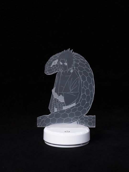Аниме Наруто, 3D светильник ночник с пультом Naruto, LED RGB подсветкой и USB, подарок