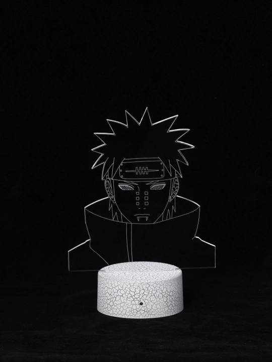 Аниме Наруто, 3D светильник ночник с пультом Naruto, LED RGB подсветкой и USB, подарок