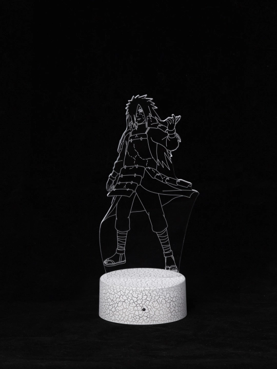 Аниме Наруто, 3D светильник ночник с пультом Naruto, LED RGB подсветкой и USB, подарок