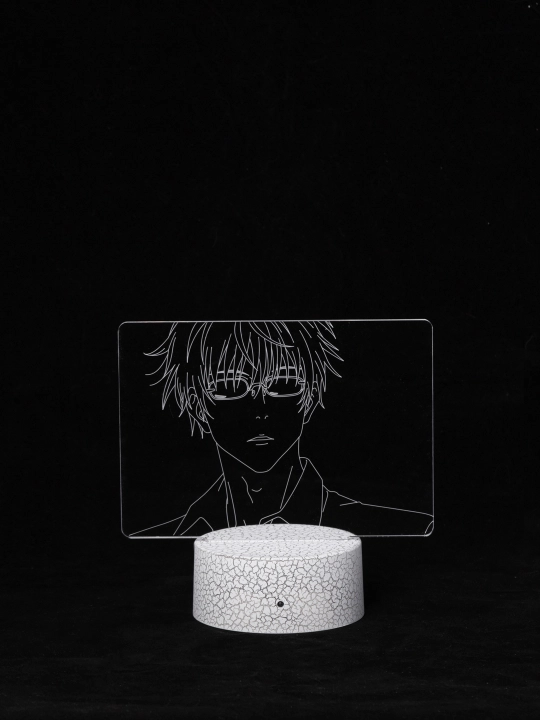 3D ночник с пультом, Аниме "Магическая Битва", Jujutsu Kaisen, LED RGB подсветкой