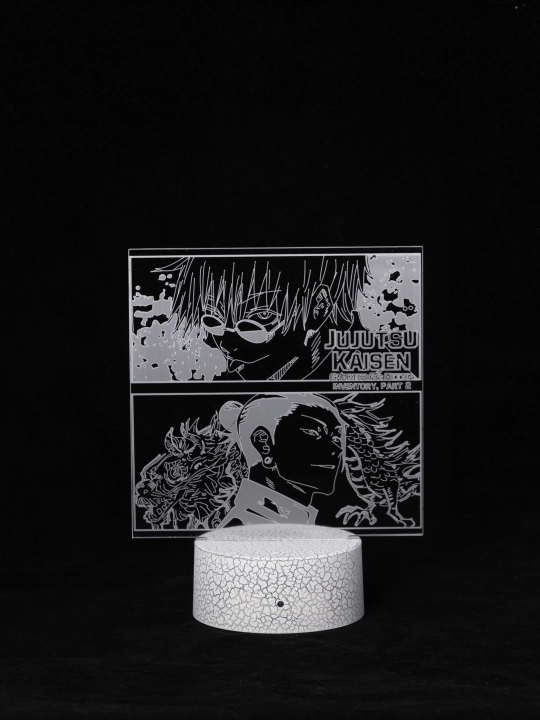 3D ночник с пультом, Аниме "Магическая Битва", Jujutsu Kaisen, LED RGB подсветкой