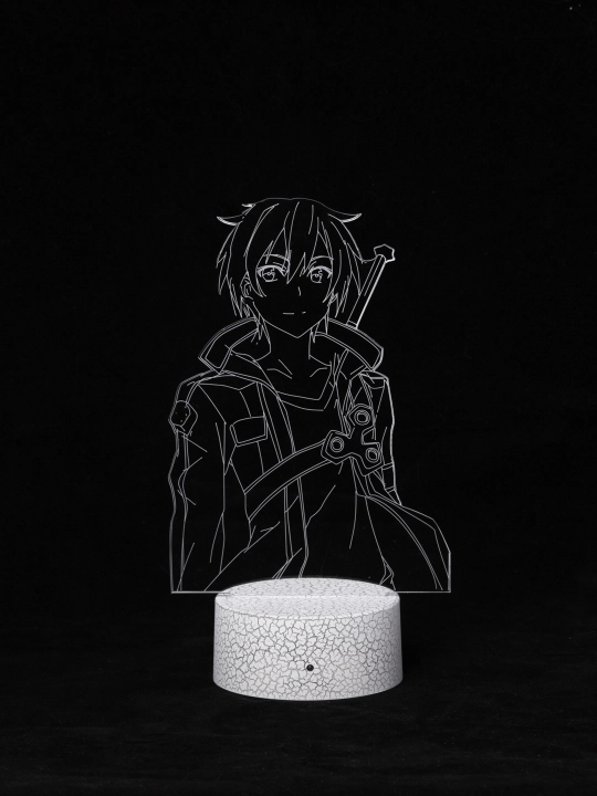 Аниме Мастера Меча Онлайн, Sword Art Online SAO 3D ночник, LED RGB подсветкой, подарок