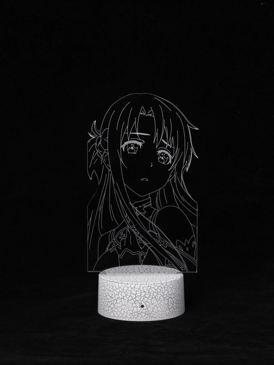 Аниме Мастера Меча Онлайн, Sword Art Online SAO 3D ночник, LED RGB подсветкой, подарок