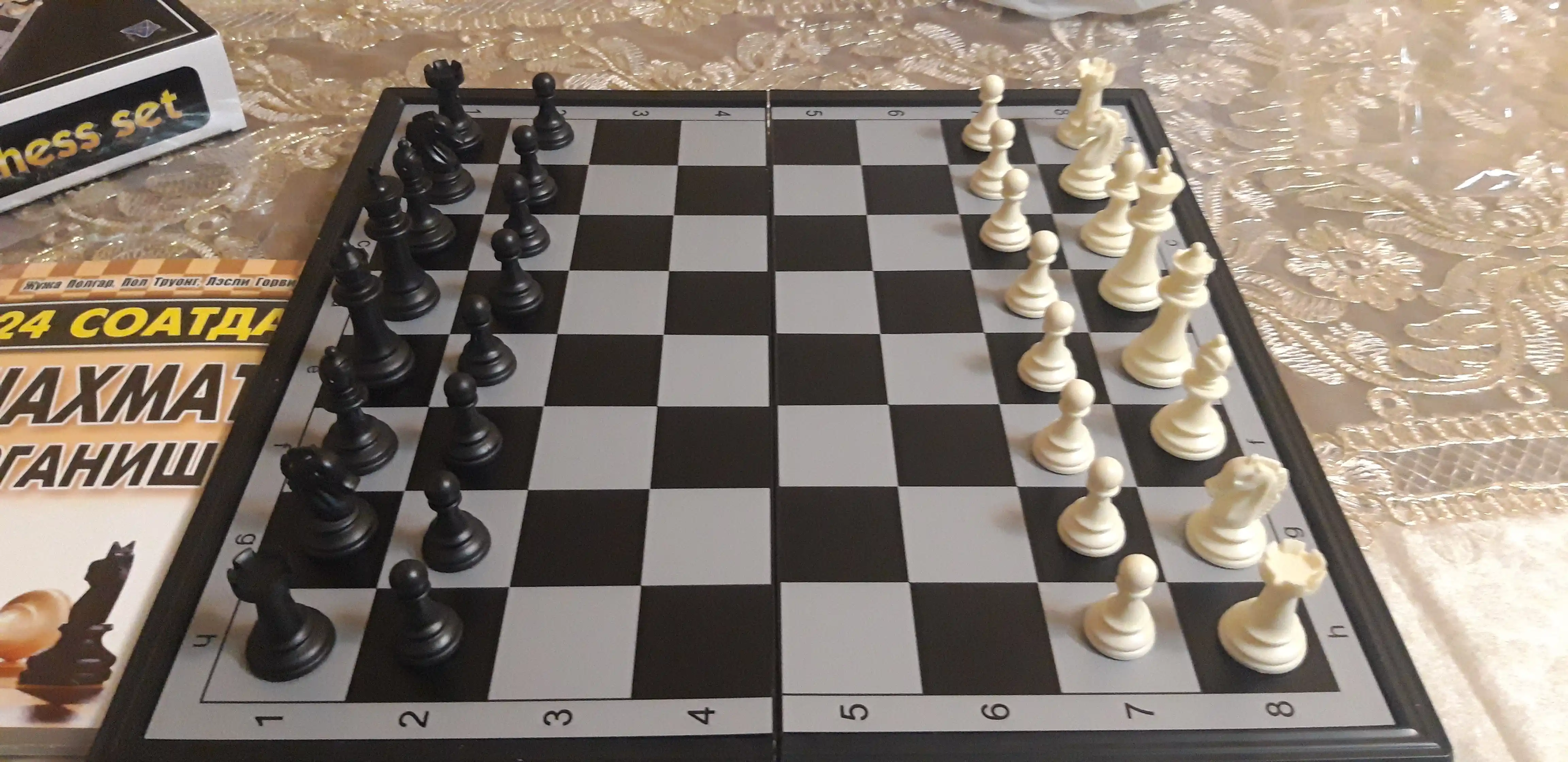 Magnitli shaxmat, shashka, narda, 3 ta 1 da stol o‘yinlari to‘plami, bayramga sovg’a