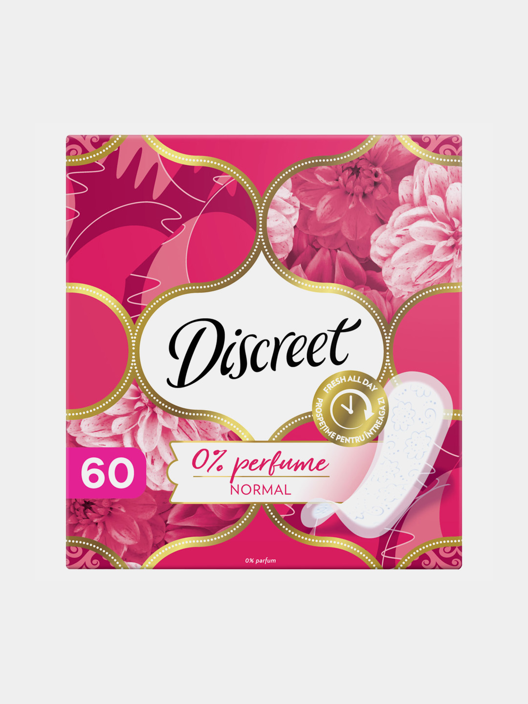 Kundalik prokladkalari Discreet Multiform Normal, 60 dona