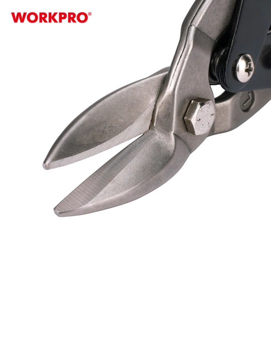 Metall qaychi WorkPro, aviatsiya, chap, 250 mm, WP214016