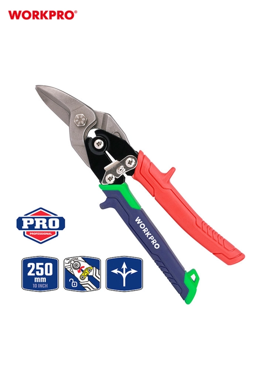 WORKPRO aviatsiya qalay qisqichlari, 250 mm, o'ng PROF WP214019
