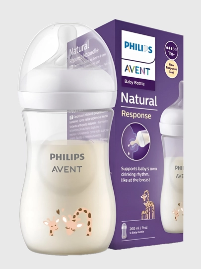 Детская бутылочка Philips Avent Response, 260 мл, от 1 до 6 месяцев