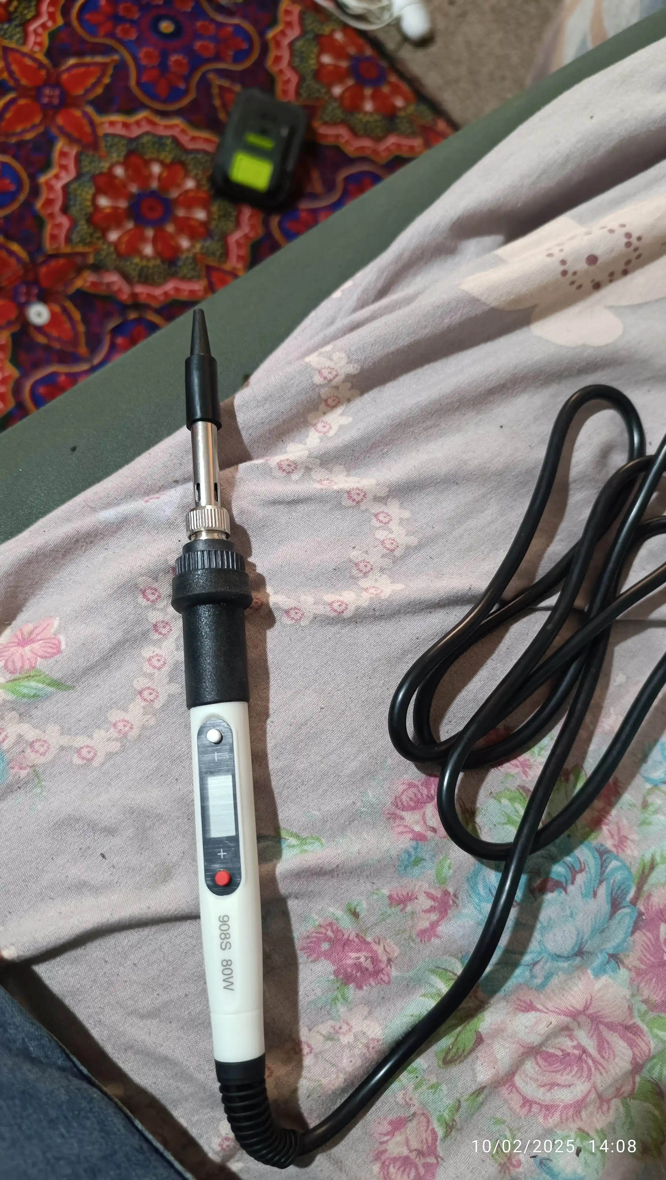 Elektr payalnik 908S, 80 Vt, 180–500°C, LCD, keramik qizdirgich, 15 soniyada qiziydi