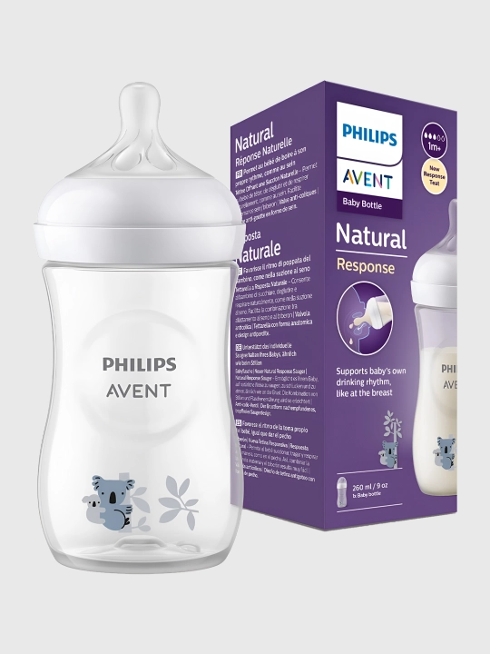 Philips Avent Response chaqaloq butilkasi, 260 ml, 1 oydan 6 oygacha