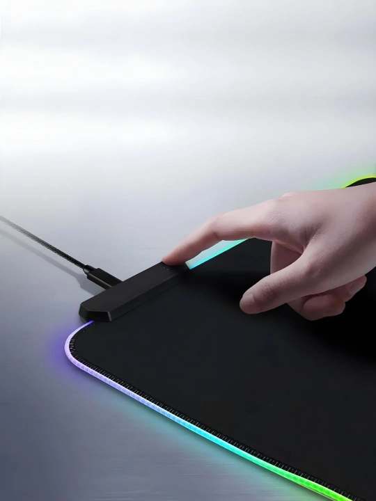 Sichqoncha uchun gilamcha, RGB yoritgichli, 4 xil o'lchamda