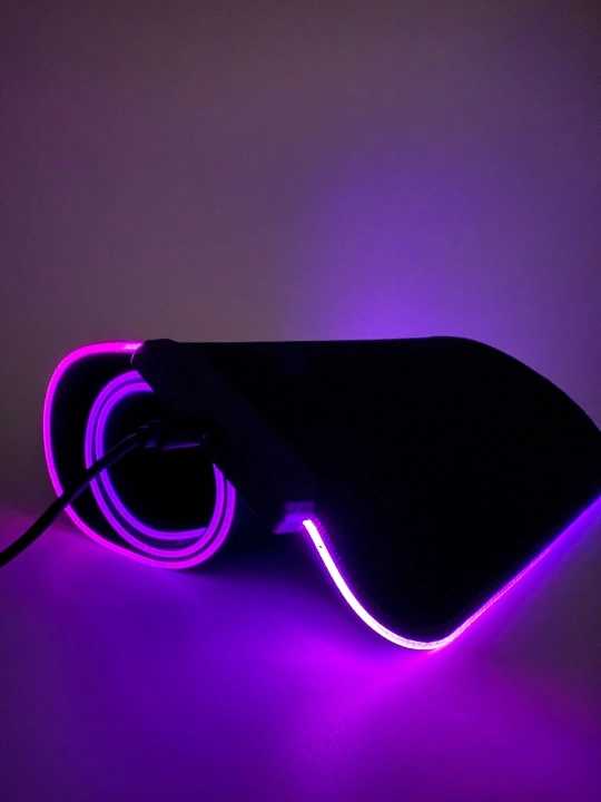 Sichqoncha uchun gilamcha, RGB yoritgichli, 4 xil o'lchamda