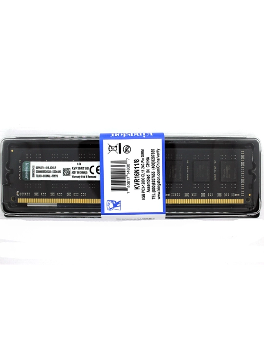 Оперативная память Kingston DDR3 1600Mhz 2,4, 8 ГБ для персонального компьютера - 