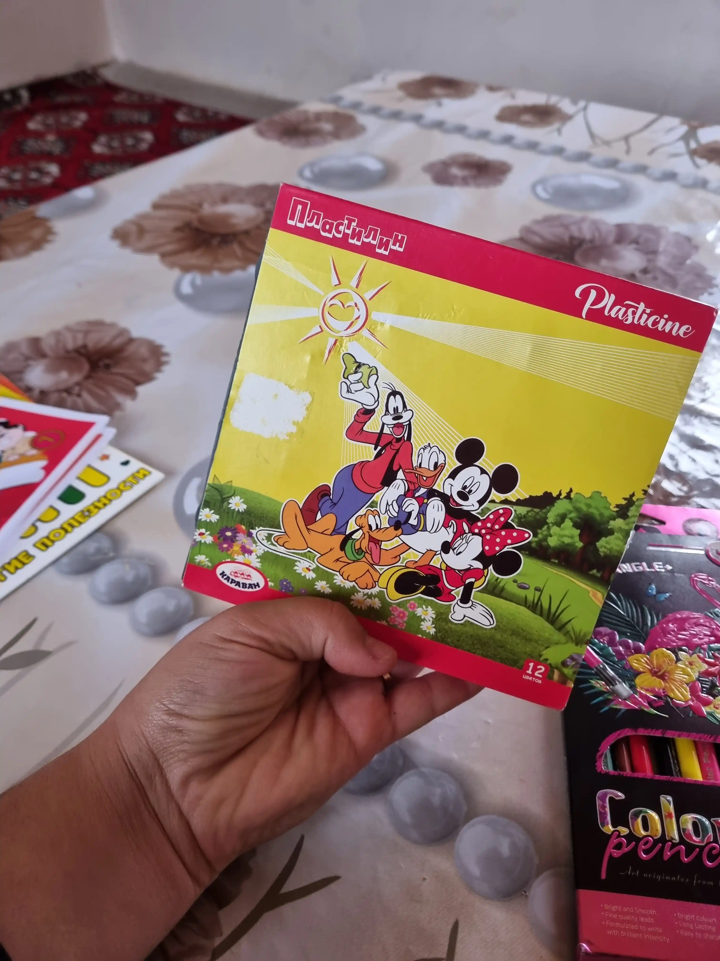 Пластилин для лепки, 6, 8, 10, 12 цветов