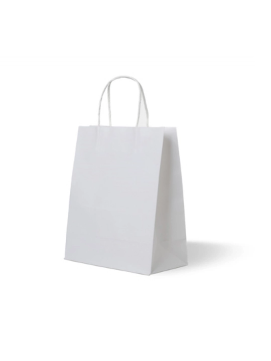 Sovg'a sumkasi bayramona qog'ozli tutqich bilan kraft paketlari 2dona 5dona 10dona 27*21см