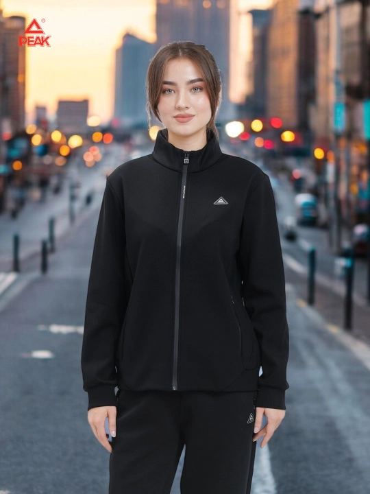 PEAK SPORT yuqori texnologiyali trikotajdan tikilgan ayollar sport kostyumi
