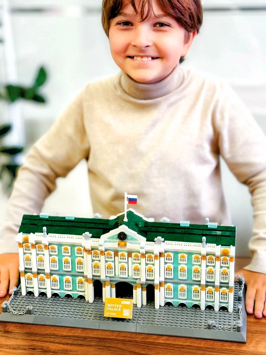 Конструктор LEGO, со всемирно известными зданиями, для взрослых и детей