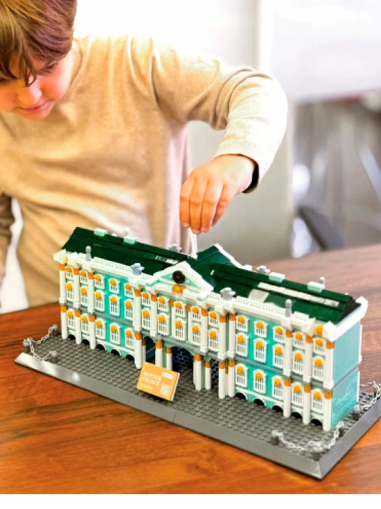 Kattalar va bolalar uchun dunyoga mashhur binolardan iborat LEGO konstruktori - 