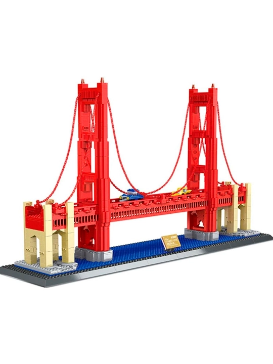 Конструктор LEGO, со всемирно известными зданиями, для взрослых и детей
