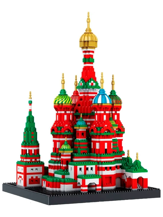 Конструктор LEGO, со всемирно известными зданиями, для взрослых и детей