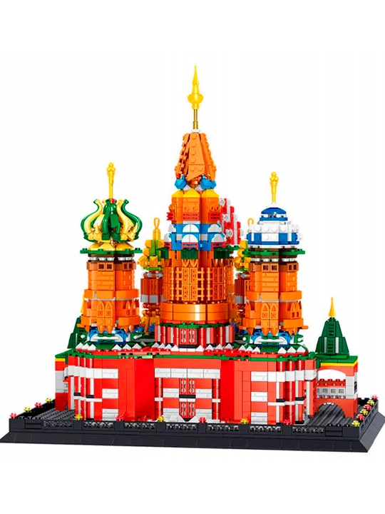 Конструктор LEGO, со всемирно известными зданиями, для взрослых и детей