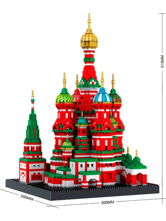 Kattalar va bolalar uchun dunyoga mashhur binolardan iborat LEGO konstruktori - 