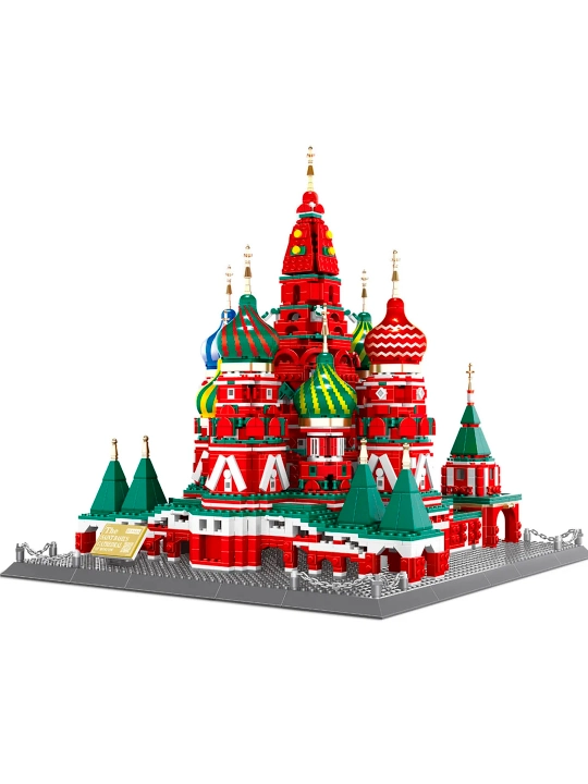 Конструктор LEGO, со всемирно известными зданиями, для взрослых и детей