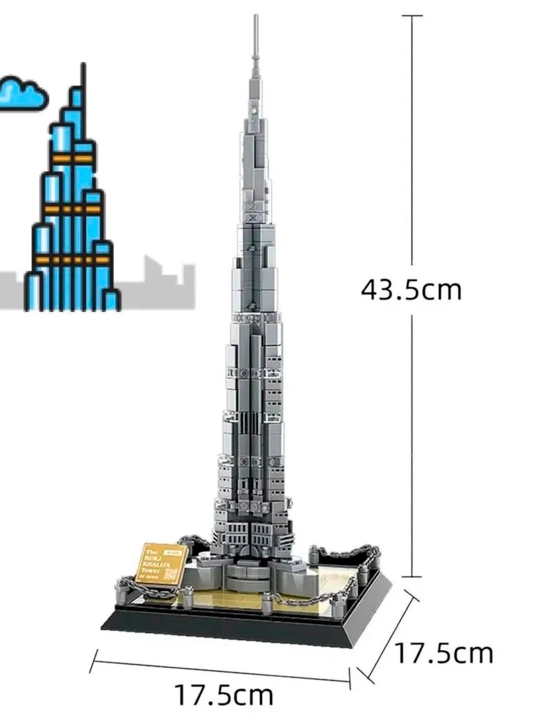 Конструктор LEGO, со всемирно известными зданиями, для взрослых и детей
