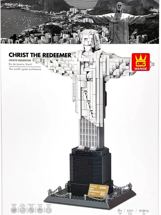 Конструктор LEGO, со всемирно известными зданиями, для взрослых и детей