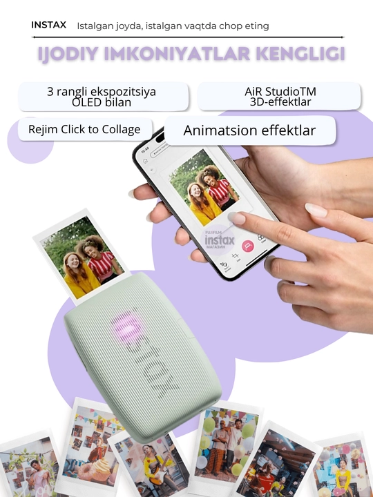 Принтер для смартфона Fujifilm Instax Mini Link 3