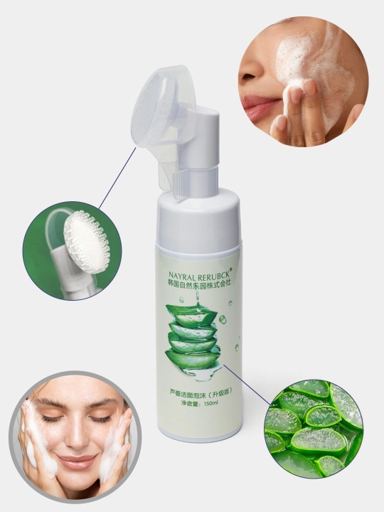 Пенка для умывания лица Nayral Rerubck Moisturizer с Алоэ Вера, 150 мл - 