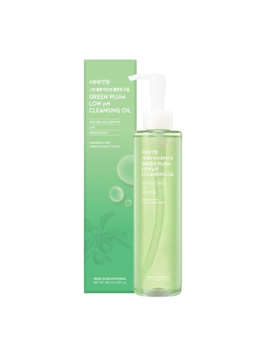 OOTD Green Plum Low pH Cleansing Oil yuz uchun tozalovchi yog'