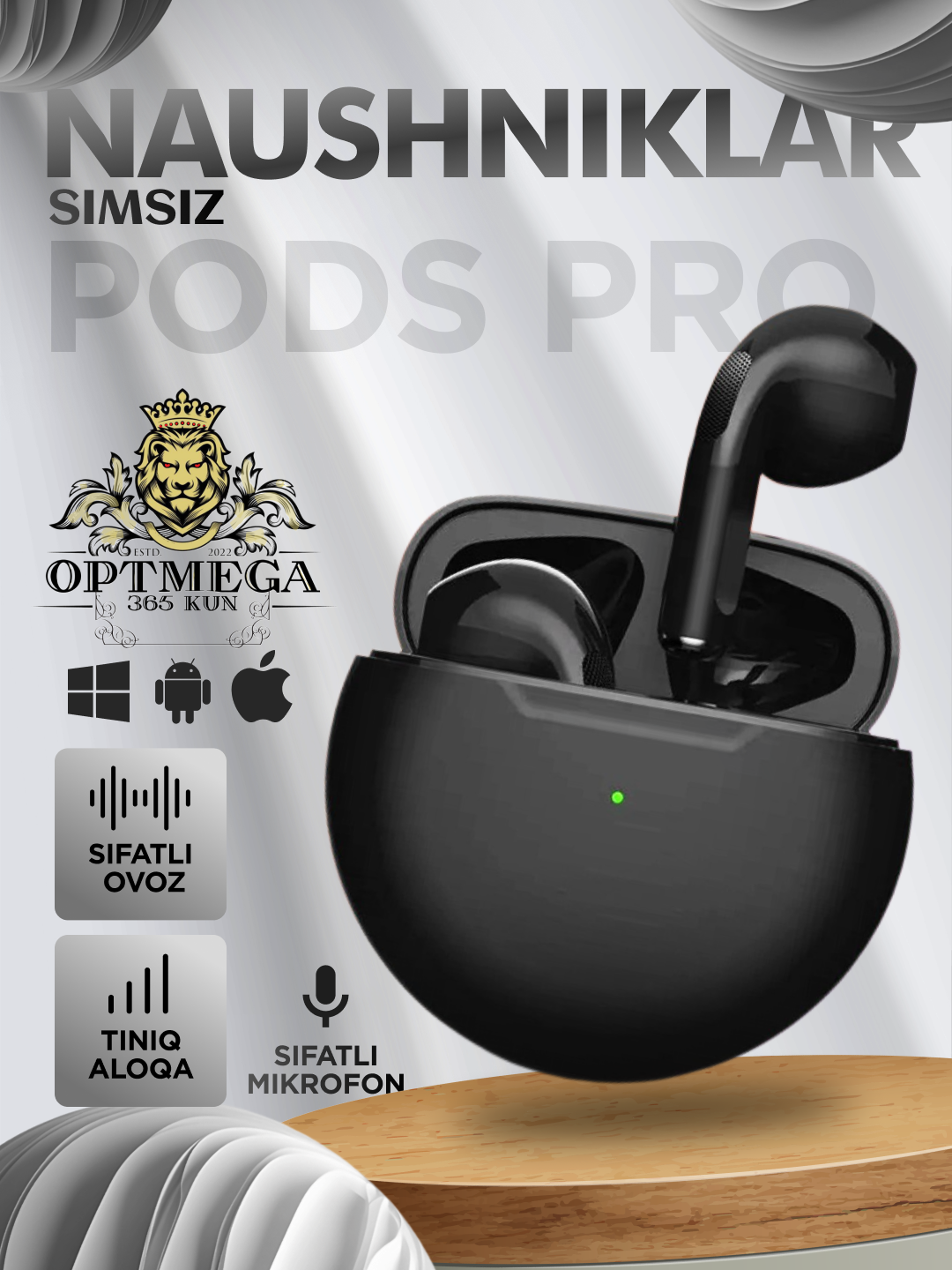 Simsiz Naushniklar APods Pro, pods 3, pro 5, max, M10, AIR 31