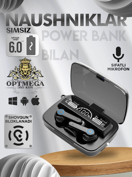 Simsiz Naushniklar APods Pro, pods 3, pro 5, max, M10, AIR 31
