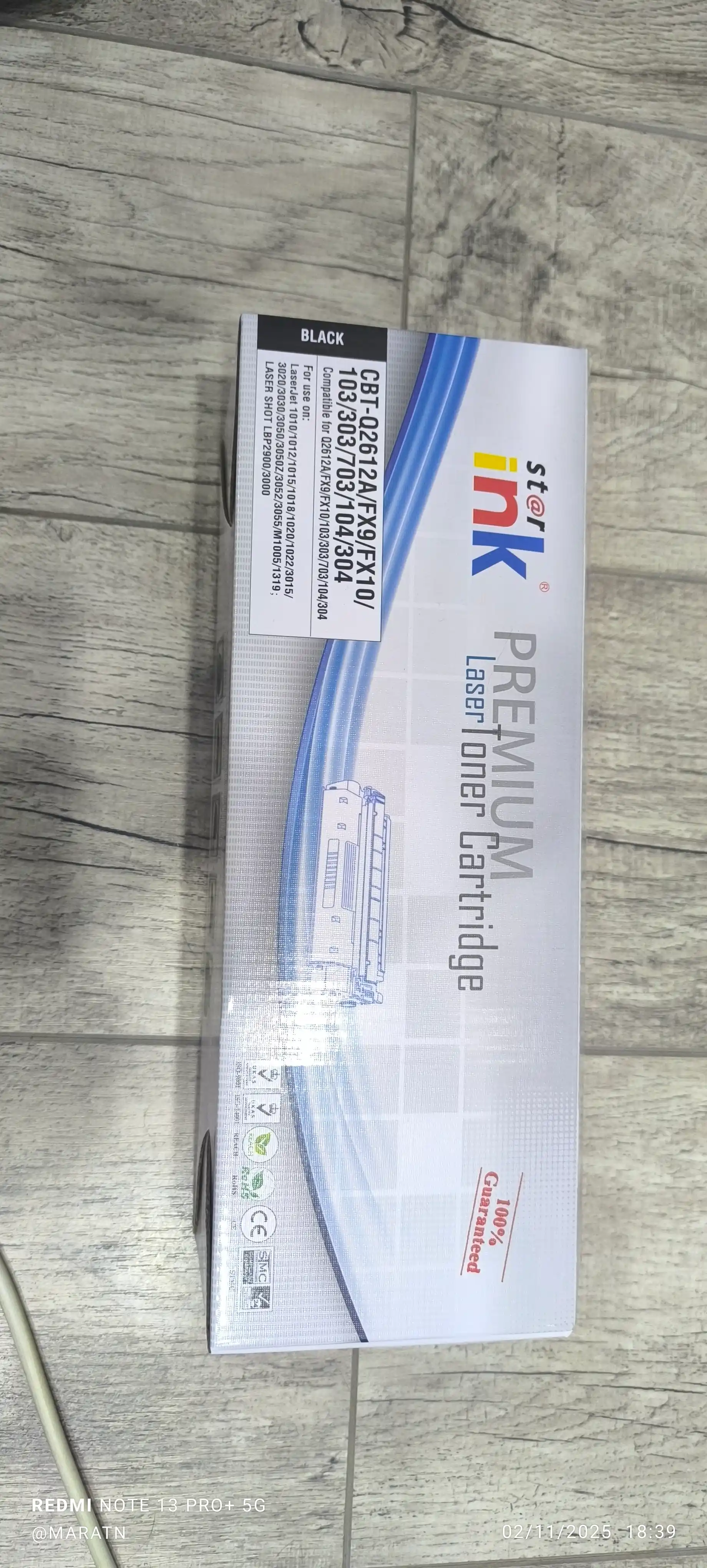 Q2612/FX10 lazer printerlari uchun kartrij (Canon LBP-2900/ CanonMF 4010/4018/4660)