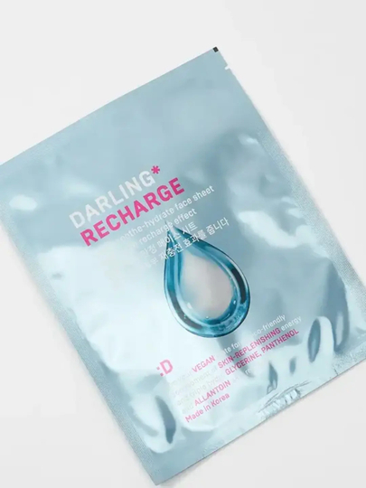 Тканевая маска с тройным эффектом DARLING Recharge CALM SOOTHE HYDRATE MASK